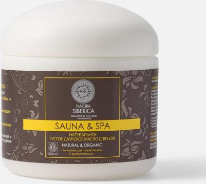 Масло для тела "Sauna & Spa", натуральное, густое, даурское, 370 мл – фото 11