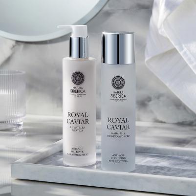 Молочко для умывания Деликатное очищающее молочко для лица, глаз и губ Royal Caviar Anti-Age Cleansing Milk 150 – фото 6