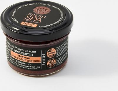 Скраб-пилинг для лица Fresh Spa Home Таежный янтарь Медовый 75мл – фото 6
