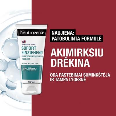 Крем для ног Норвежская формула с глицерином и витамином Е, быстровпитывающийся, увлажняющий, 100 мл – фото 2
