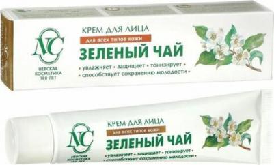 Крем для лица "Зеленый чай" для всех типов кожи, 40мл – фото 18