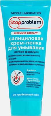Пенка для умывания Крем-пенка салициловая для умывания Stopproblem