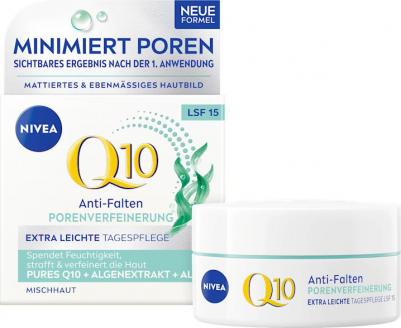 Дневной крем Anti Falten Gesichtscreme Q10 Porenverfeinerung LSF 15, 50 ml