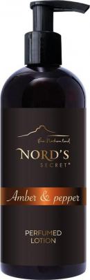 Парфюмированный лосьон для тела и рук Perfumed Lotion Amber & Pepper 400 мл – фото 1