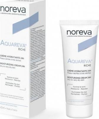 Aquareva крем увлажняющий 24 часа насыщенная текстура тюбик, 40 мл – фото 6