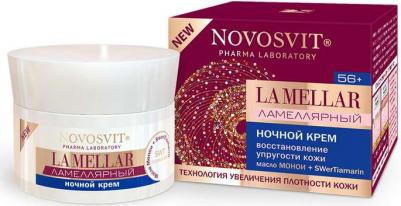 Крем ночной ламеллярный восстанавливающий упрогость кожи LA MELLAR, 50 мл – фото 1