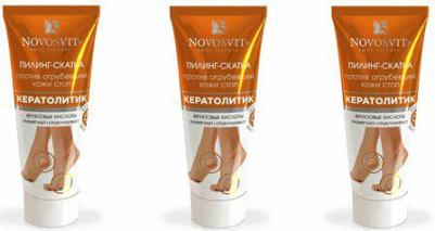 Пилинг-скатка против огрубевший кожи ног Кератолитик 75мл – фото 10