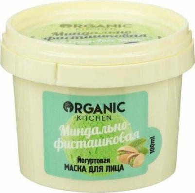 Маска для лица йогуртовая Миндально-фисташковая Organic Kitchen/Органик Китчен 100мл – фото 11
