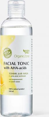 ОрганикЗон - Тоник для лица с АНА-кислотами для нормальной и сухой кожи – фото 7