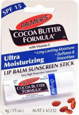 Бальзам для губ Увлажняющий с маслом какао и витамином Е SPF15 4г – фото 1