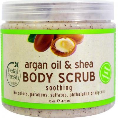 Скрабы и пилинги Скраб для тела восстанавливающий кожу с аргановым маслом и маслом Ши
