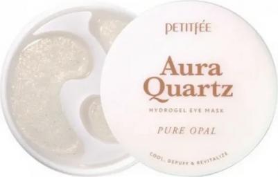Aura Quartz Hydrogel Eye Mask Гидрогелевые патчи для век с протеинами жемчуга 40 шт – фото 6