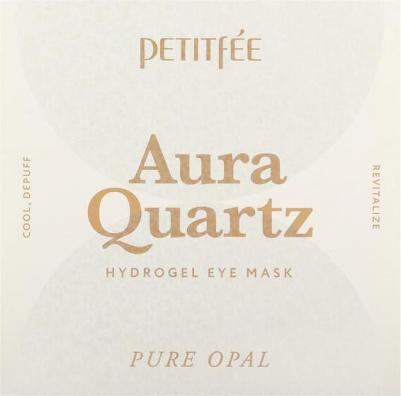 Aura Quartz Hydrogel Eye Mask Гидрогелевые патчи для век с протеинами жемчуга 40 шт – фото 8