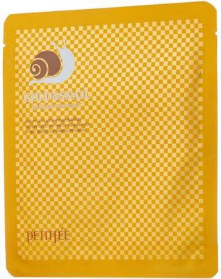 KOELF Гидрогелевая маска для лица с золотом и фильтратом улитки Gold&snail hydrogel mask pack