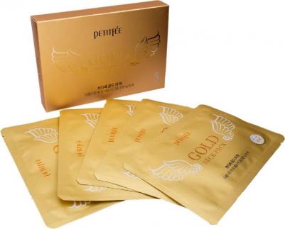 Патчи для шеи и декольте Гидрогелевые патчи с золотом для шеи Gold Neck Pack – фото 1