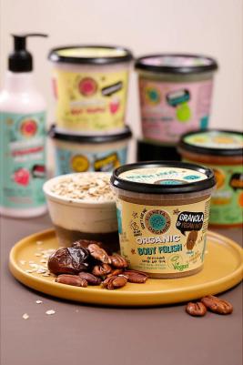 Skin Super Food Скраб для тела Питательный Granola & Pecan Nut 485мл – фото 1