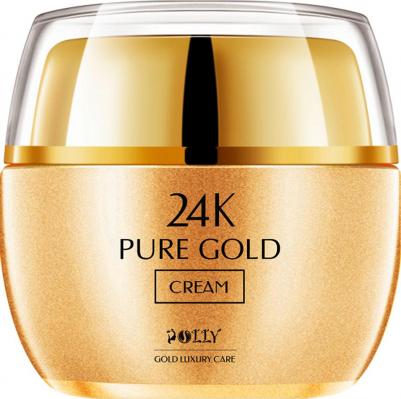 Крем для лица антивозрастной с гиалуроновой кислотой и золотом 50г – фото 3