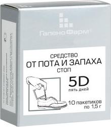 5Д средство от пота и запаха стоп элит пор. 1,5г №10 – фото 2