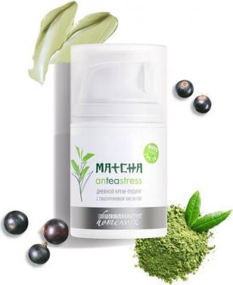 Крем-пудинг дневной с гиалуроновой кислотой MATCHA anTEAstress, 50 мл
