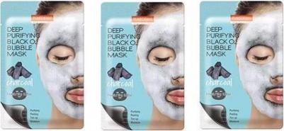Кислородная маска для лица Deep Purifying Black O2 Bubble Charcoal, 20 г – фото 3
