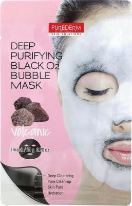 Очищающая кислородная маска с вулканической породой Black O2 Bubble Mask -Volcanic 1 шт. 188480 – фото 4