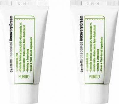 Крем для лица восстанавливающий с центеллой азиатской Centella Unscented Recovery Cream, 12 мл, 2 шт – фото 3