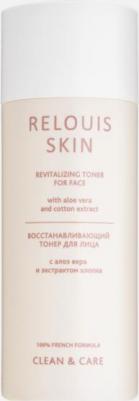 Восстанавливающий тонер для лица с алоэ вера и экстрактом хлопка SKIN CLEAN & CARE