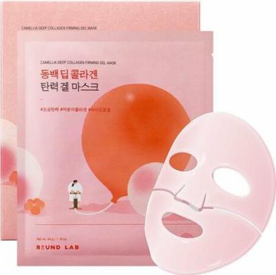 Гидрогелевая маска с экстрактом камелии и коллагеном Camellia Deep Collagen Firming Gel Mask 34 гр х 4 шт – фото 1