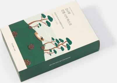 Успокаивающая маска с экстрактами сосны и центеллы Pine Calming Cica Mask Sheet, 27 мл*10 шт – фото 3