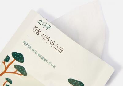 Успокаивающая маска с экстрактами сосны и центеллы Pine Calming Cica Mask Sheet, 27 мл*10 шт – фото 4