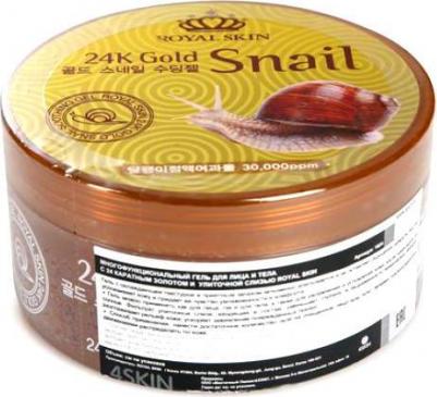 Гель с золотом и улиткой 24K Gold Snail Soothing Gel 300 ml – фото 1