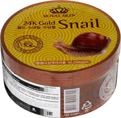 Гель с золотом и улиткой 24K Gold Snail Soothing Gel 300 ml – фото 7