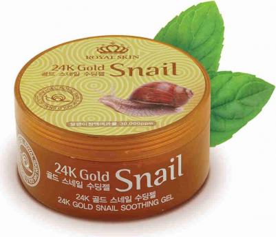 Гель с золотом и улиткой 24K Gold Snail Soothing Gel 300 ml – фото 8