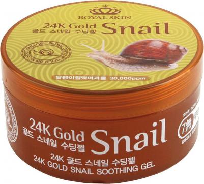 Гель с золотом и улиткой 24K Gold Snail Soothing Gel 300 ml – фото 9