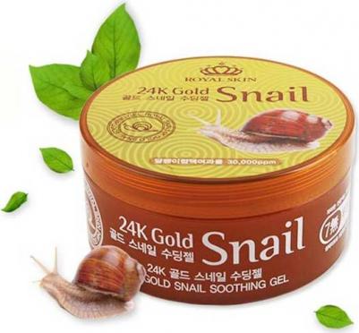 Гель с золотом и улиткой 24K Gold Snail Soothing Gel 300 ml – фото 10