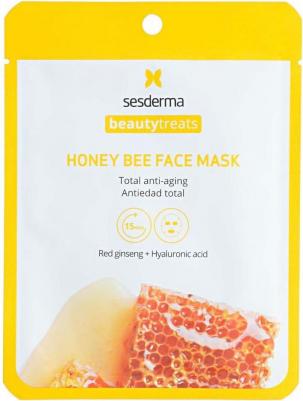 BEAUTY TREATS Honey bee face mask - Антивозрастная маска с пчелиным ядом – фото 2