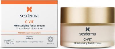 C-Vit Moisturizing Facial Cream - Увлажняющий крем для лица, 50 мл – фото 1