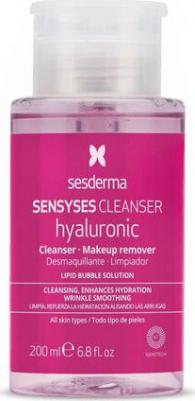 Липосомальный лосьон для снятия макияжа Sensyses Cleanser Hyaluronic, увлажняющий антивозрастной, 200 мл – фото 4