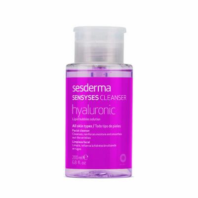 Липосомальный лосьон для снятия макияжа Sensyses Cleanser Hyaluronic, увлажняющий антивозрастной, 200 мл – фото 7