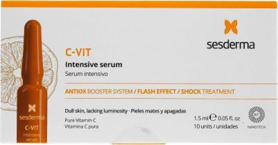 Сыворотка интенсивная для лица 12% / C-VIT Intensive serum 10 х 1,5 мл – фото 1