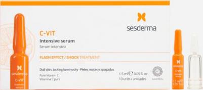 Сыворотка интенсивная для лица 12% / C-VIT Intensive serum 10 х 1,5 мл – фото 4
