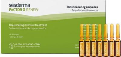 Средство биостимулирующее для лица, в ампулах / FACTOR G RENEW Biostimulating ampoules 7*1,5 мл – фото 2