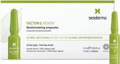 Средство биостимулирующее для лица, в ампулах / FACTOR G RENEW Biostimulating ampoules 7*1,5 мл