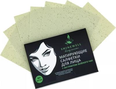 Матирующие салфетки для лица Салфетки для лица матирующие с экстрактом зеленого чая – фото 3