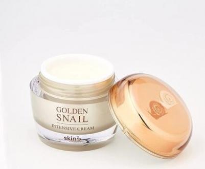Крем для лица с улиточным муцином и золотом Golden snail intensive cream, 50 мл – фото 4