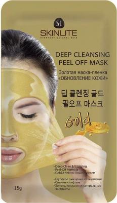 маска-пленка д/лица золотая Обновление кожи 15г