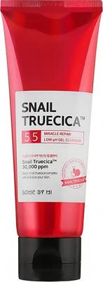 Гель для умывания восстанавливающий с муцином улитки Snail Truecica Miracle Repair Low pH Gel Cleanser, 100мл