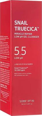Гель для умывания восстанавливающий с муцином улитки Snail Truecica Miracle Repair Low pH Gel Cleanser, 100мл – фото 10