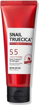 Гель для умывания восстанавливающий с муцином улитки Snail Truecica Miracle Repair Low pH Gel Cleanser, 100мл – фото 15