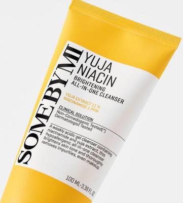 Мультифункциональная пенка для умывания с экстрактом юдзу и ниацинамидом 100мл – фото 9